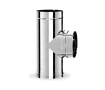 Teu 90° ne izolat pentru cos de fum SOLINOX d.130 (inox 316L)