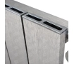 Design radiator LOJIMAX, collection KALSEDON 1600 mm. 850 mm.