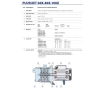 Pedrollo PLURIJETm4-80 multi-stage centrifugal electric pump