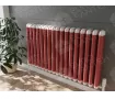 Designer radiator LOJIMAX, collection  CAST height 1000 mm. width 640 mm. white mat