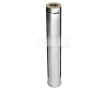 Teava izolata pentru cos de fum FERRUM d.180-280 mm, L-1000 mm (inox 430/0,5 mm)