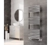 Design heated towel rail LOJIMAX, collection TALIA DOUBLE 600 mm. 1550 mm.