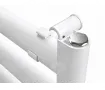 Uscător de prosoape de design CARISA, colecția LARA L, 800x485 mm, ALB
