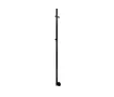Uscător de prosoape de design CARISA, colecția DANTE, 1500x32 mm, Negru