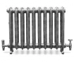 Installation of a cast -iron radiator