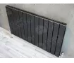 Designer radiator LOJIMAX, collection  ROYAL DOUBLE height 1600 mm. width 662 mm. black mat