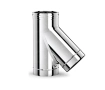 45 ° insulated tee for SOLINOX chimney d.180-230 (stainless steel 304/304)