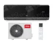 Indoor and outdoor units of the TCL ELITE BLACK air conditioner, remote control