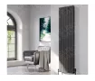 Designer radiator LOJIMAX, collection  LOVA height 300 mm. width 476 mm. white mat