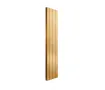 Radiator decorativ LOJIMAX KALSEDON DOUBLE, vedere din stânga