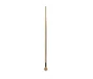 Uscător de prosoape de design CARISA, colecția DANTE, 1500x32 mm, Brushed brass