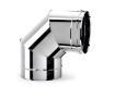 90 ° angle for SOLINOX chimney d.130 (304 stainless steel)