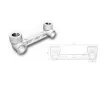 Polypropylene strip for fastening the water socket (PPR) F d.20x1/2 double