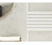 LOJIMAX RUBY collection designer towel warmer, close-up view