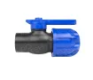 Compression ball valve PN 10 bar, d 40 × 1 1/4" (female), side view
