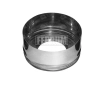 Заглушка для ревизии FERRUM д.180 мм (inox 430/0,5 мм)