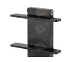LOJIMAX designer towel warmer, CARETTA collection, close-up view
