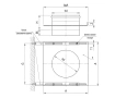 Placa de baza FERRUM d.130 mm (inox 430/0,8 mm)