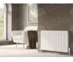 Designer radiator LOJIMAX, collection  KALSEDON DOUBLE LINE height 1800 mm. width 1040 mm. white mat