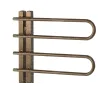LOJIMAX designer towel warmer, CORTE collection, close-up view