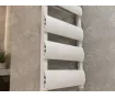 Designer towel warmer LOJIMAX WALDO collection 600x1000 mm, White