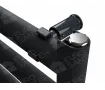Uscător de prosoape de design CARISA, colecția LARA L, 800x485 mm, NEGRU