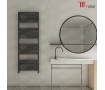 Towel dryer/bathroom radiator design aluminiu Carisa MACK B 1590x500 Black