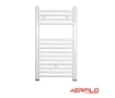 Towel dryer/bathroom radiator design Aerfild Round 450x800 mm, alb
