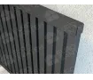 Designer radiators LOJIMAX, collection TRIO, black matte