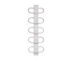 LOJIMAX designer towel warmer, PEARL collection, front view 