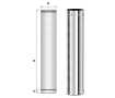L-1000 mm pipe for SOLINOX chimney d.130 (316L stainless steel)