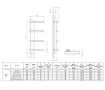 Dimensiunile uscătorului de prosoape decorativ LOJIMAX LION