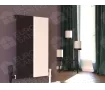 Designer radiator LOJIMAX, collection  NISH height 900 mm. width 1628 mm. black mat