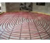 Installation of one square meter of warm floor