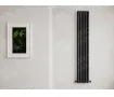 Дизайнерский радиатор CARISA коллекция TALLIS DOUBLE 1800x410 мм, Чёрный