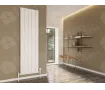 Дизайнерский радиатор LOJIMAX коллекция FLAT 1400x394 мм, Белый 