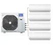 Midea M4OE-28HFN8-Q 24000BTU multi-split air conditioner outdoor and indoor unit