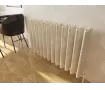 Designer radiator LOJIMAX, collection  GRANDE height 400 mm. width 2065 mm. white mat