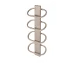 LOJIMAX designer towel warmer, PEARL collection, left view