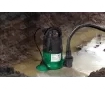 Installation of the fecal pump to a depth of 3 meters
