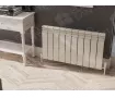 Designer radiator LOJIMAX, collection  BESTO XL height 300 mm. width 300 mm. white mat