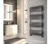 Design heated towel rail LOJIMAX, collection LIA DOUBLE PLUS 600 mm. 700 mm.