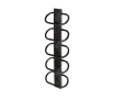 LOJIMAX designer towel warmer, PEARL collection, left view