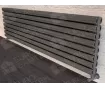 ALUMINUM HORIZONTAL RADIATOR BELLA DOUBLE HRZ inaltimea 1200 mm. latimea 345 mm. negru mat