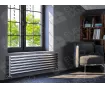 ALUMINUM HORIZONTAL RADIATOR BELLA HRZ высота 1300 мм. ширина 345 мм. белый мат