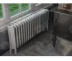 FLOOR STANDING ALUMINUM RADIATOR GRANDE LUX height 300 mm. width 375 mm. white mat