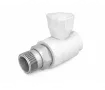 Robinet drept din polipropilena pentru calorifer (PPR) d.20, vedere laterală