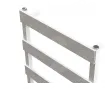 Uscător de prosoape de design CARISA, colecția NINOVA BATH, 810x480 mm, ALB