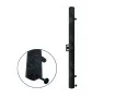 Uscător electric de prosoape de design CARISA, colecția VESTA S, 1200x70 mm, NEGRU