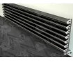 ALUMINUM HORIZONTAL RADIATOR ALBITE HRZ inaltimea 1400 mm. latimea 270 mm. negru mat